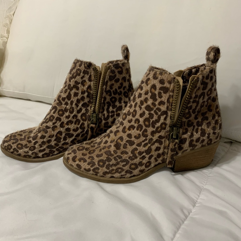 Cheetah booties